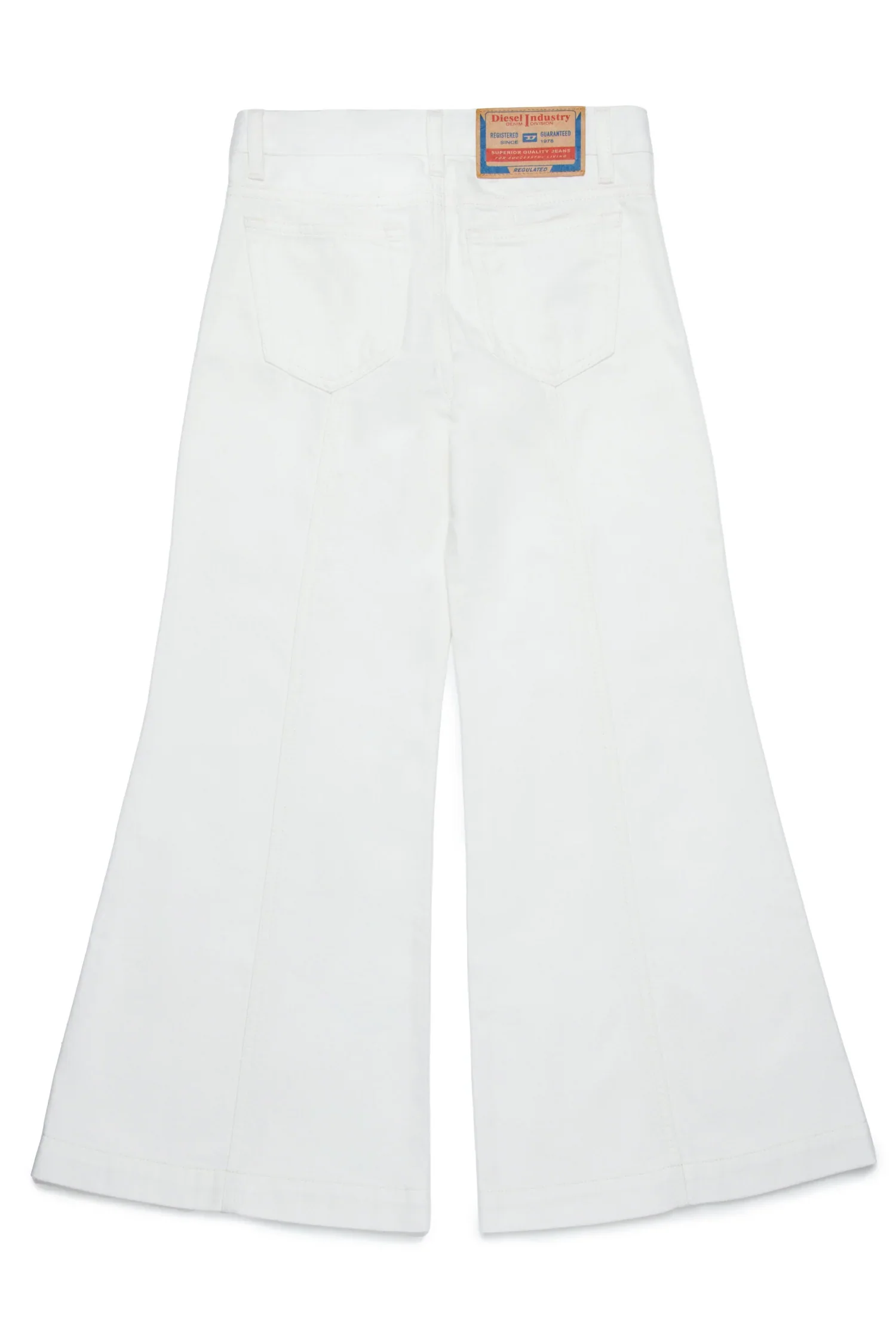 Diesel Jeans Flare Bambina | Vita Media e Denim Bianco - immagine 4