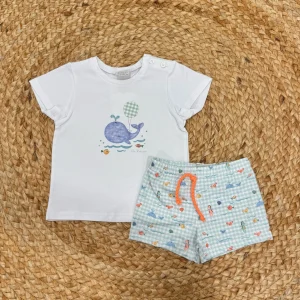 Paz Rodrìguez T-shirt con costumino Animali del Mare